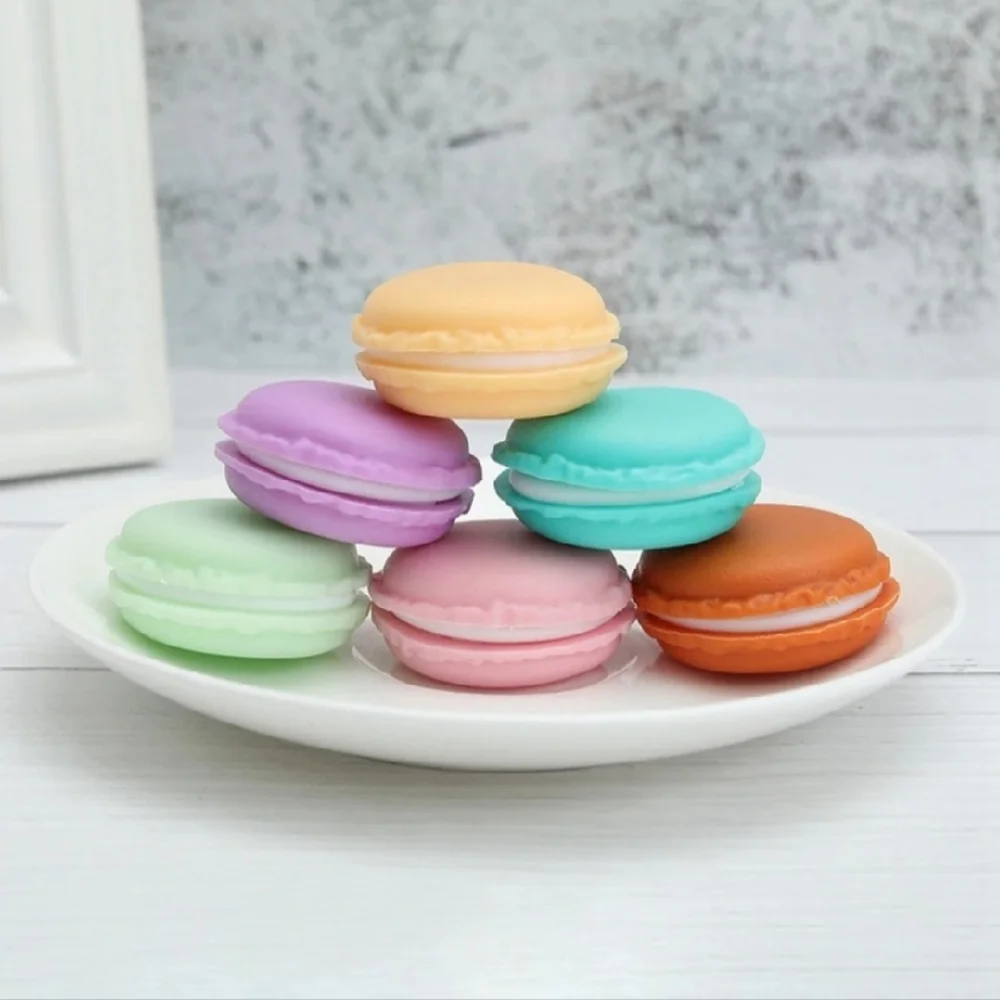 Macaron Jewelry Storage Cases, Set of 6, Pink, Yellow, Aqua, Lilac, Mint…